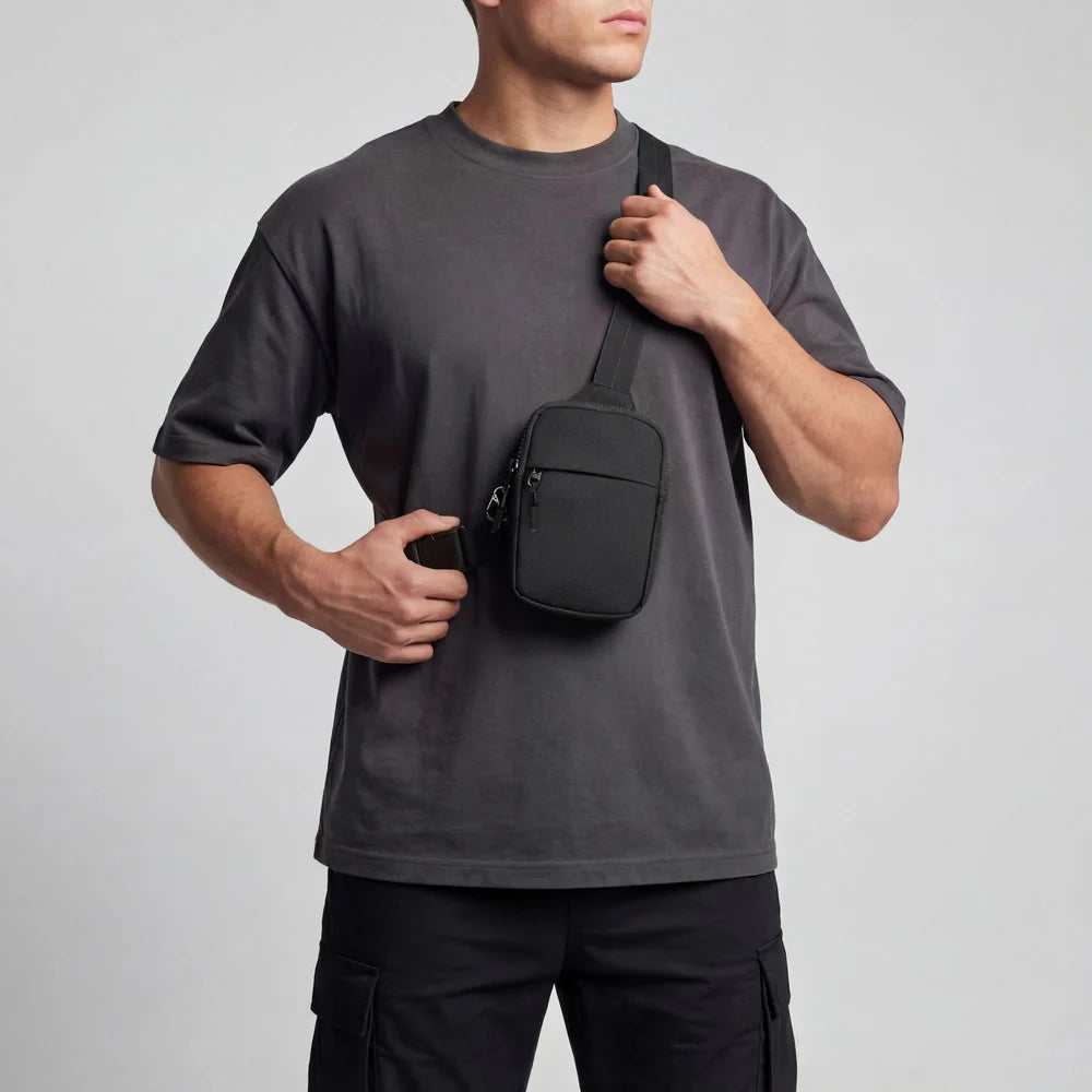 Anti-Theft Travel Sling Bag — RFID Blocking