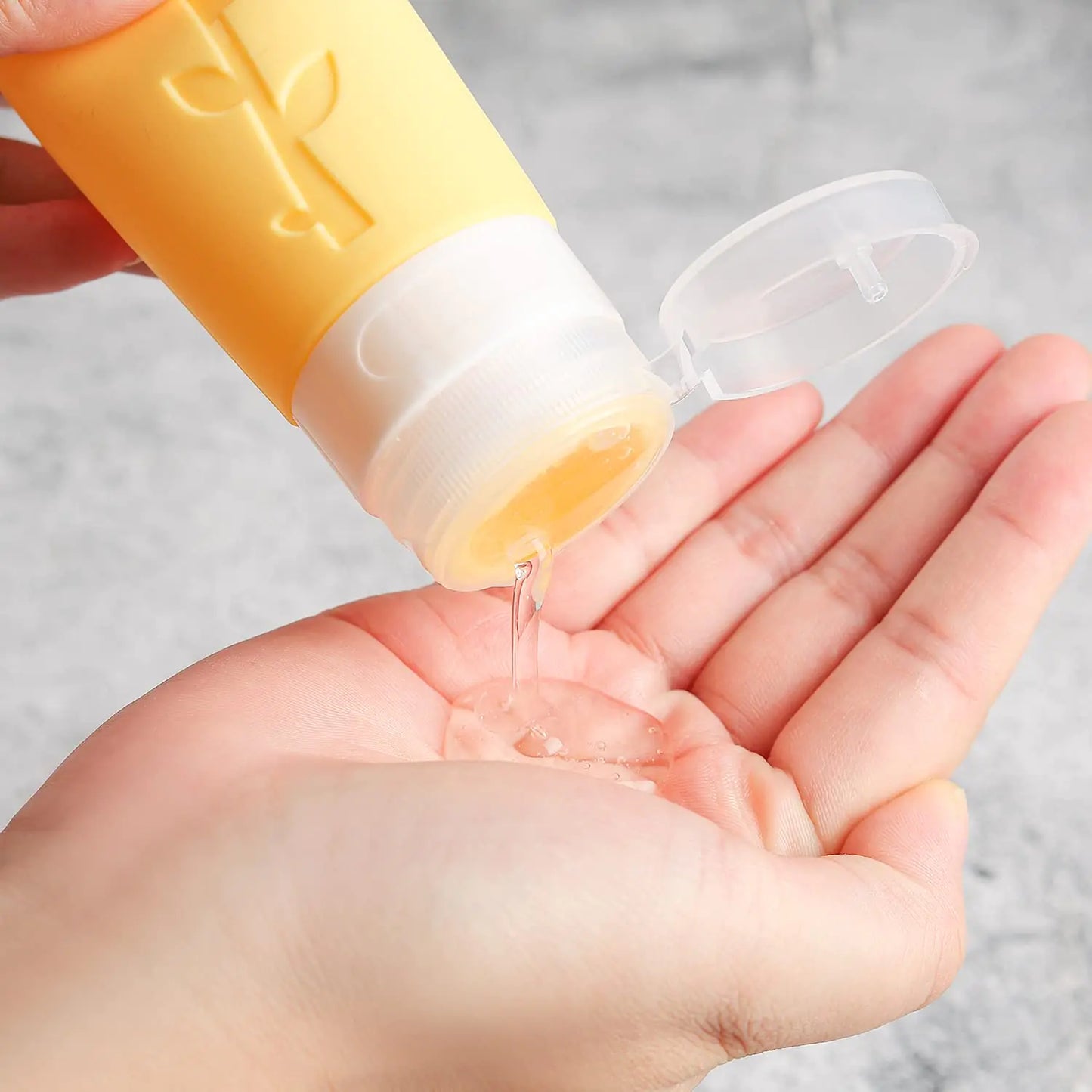 TSA-Approved Reusable Silicone Travel Bottles Set