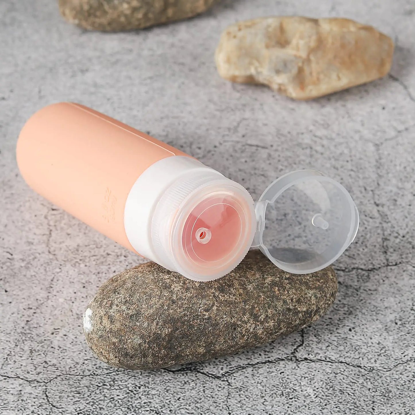 TSA-Approved Reusable Silicone Travel Bottles Set